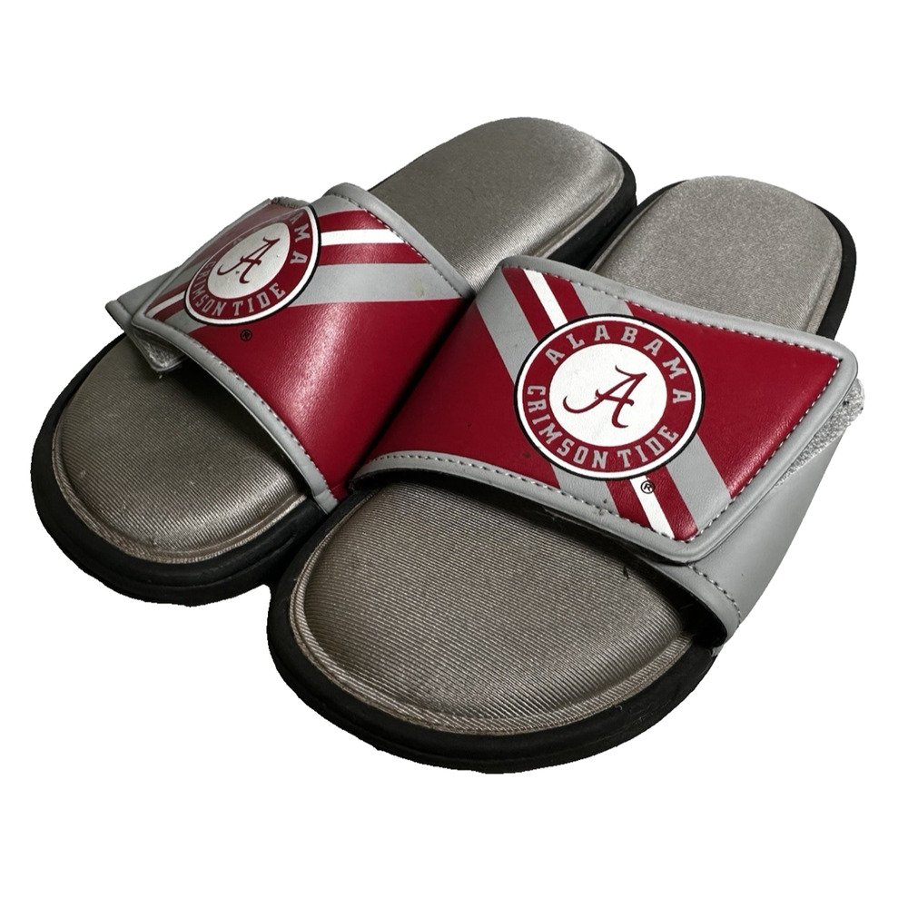Alabama Crimson Tide NACC Foam Sport Slide Sandals Logo Small 7/8 Football